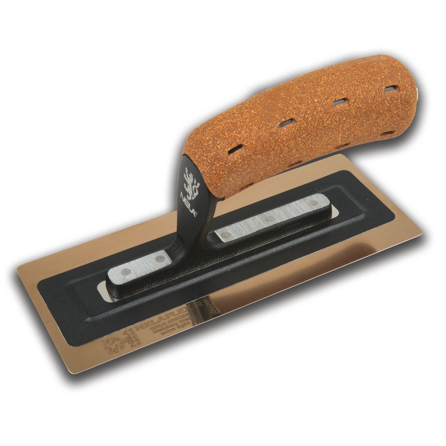 Premium NELAFLEX II Gold Glättekelle 0,3mm Blattstärke rostfrei