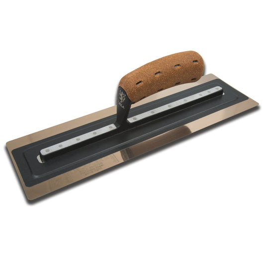 Premium NELAFLEX II Gold Glättekelle 0,3mm Blattstärke rostfrei