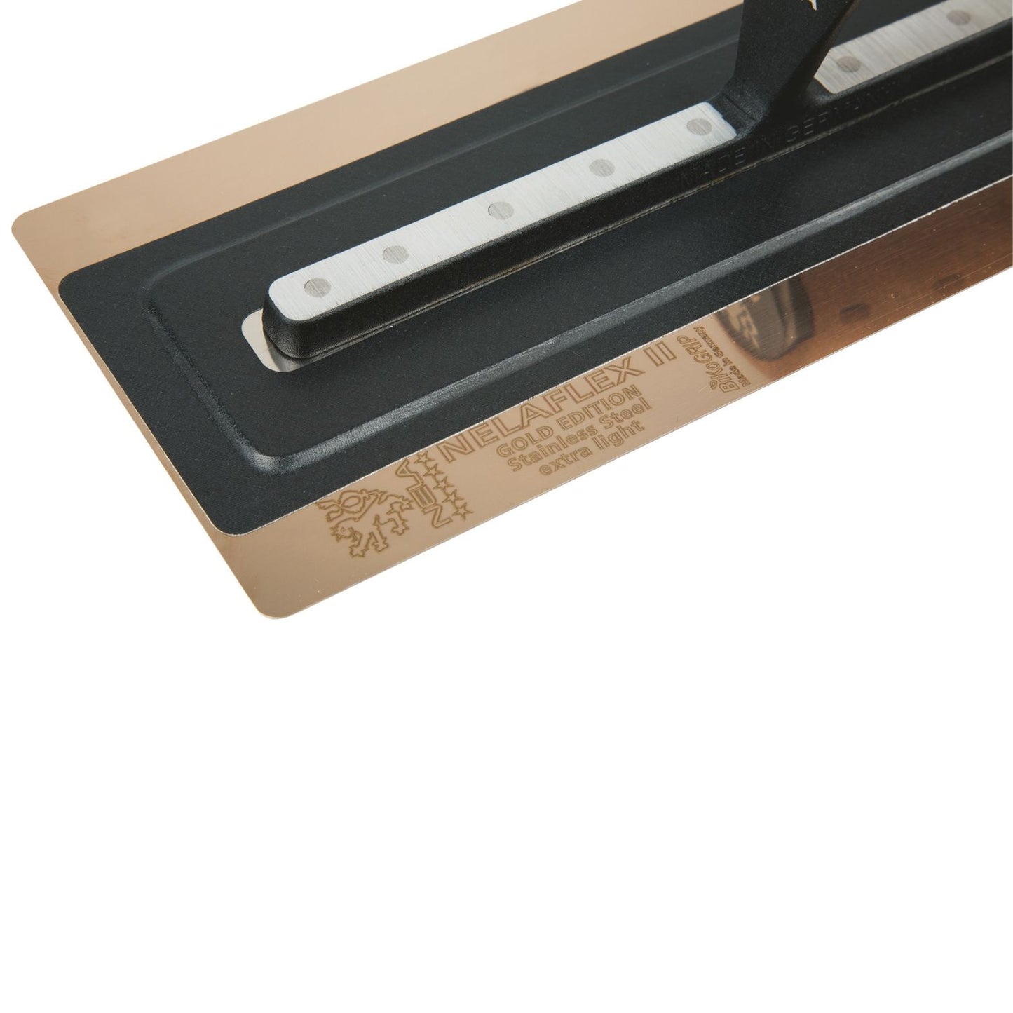 Premium NELAFLEX II Gold Glättekelle 0,3mm Blattstärke rostfrei