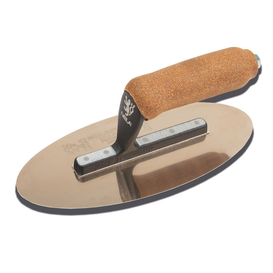 Premium Venezianische Glättekelle Supreme Flex Gold ovale Form