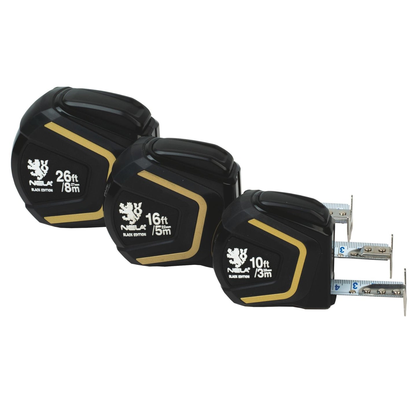 Black Edition Rollband Maßband extra stabil